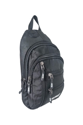 Anılbags Anıl Bags Keten Kumaş Siyah Ve Usb Çıkışlı, Askılı Çapraz Göğüs