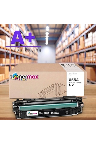 Hp 655a Cf450a Siyah Uyumlu Toner A Plus / Color Laserjet Enterprise M652 / M653 / Mfp M681 / M682