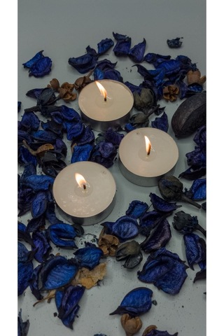 Tealight Mum Maxi Boy Soya Parafinli 50 Adet 450-500 Saat Yanma Çap:5,5 Cm 35 Gr Tealight Mum Beyaz