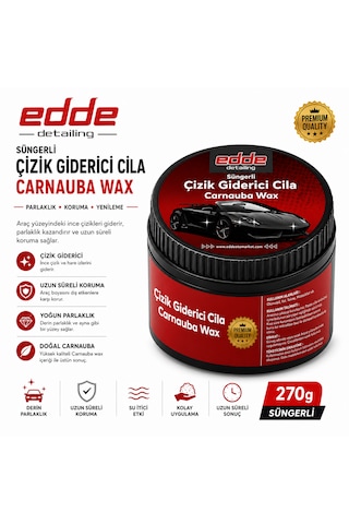 Edde Araba Araç Oto Süngerli Çizik Giderici Cila Oto Detailing