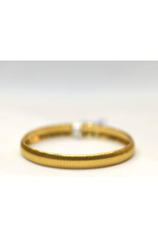 Yenigün Kuyumculuk 14 Ayar Altın Mat Simli 2.6 Gr 0-1 Yaş Çocuk Altın Bilezik