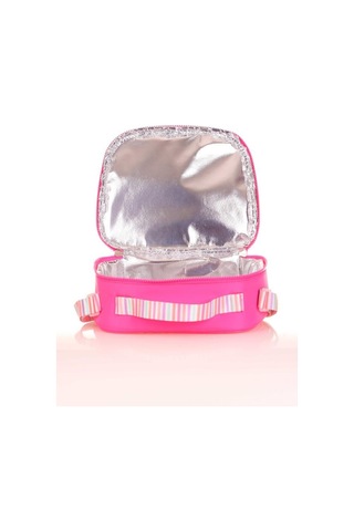 Kaukko Double Stripe Beslenme Çantası Pink K9037