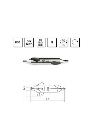 Mte 6,3 Mm Punta Matkap Ucu Hss Dın 333 / A