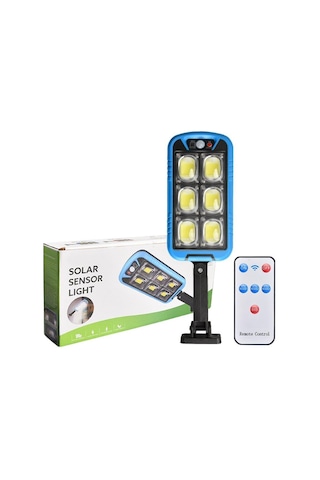 Powermaster Zb-150b Solar Sensörlü Cob Ledli Solar Lamba Beyaz