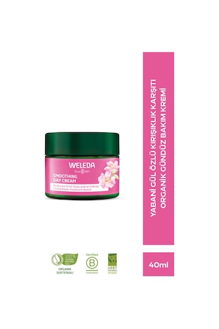 Weleda Yabani Gül Özlü Pürüzsüzleştirici Organik Gündüz Bakım Kremi 40ml