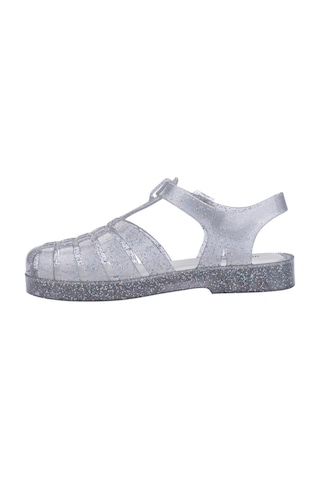 Mini Melissa Çocuk Possession Gri Parlak Simli Sandalet-14479