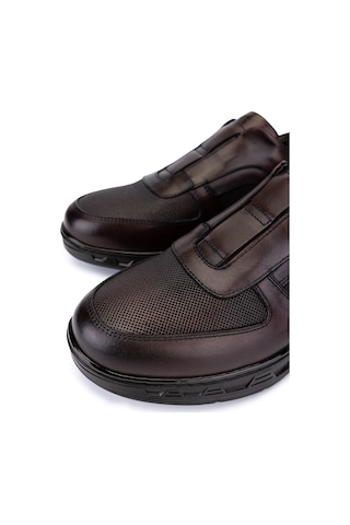 Tamer Tanca Erkek Hakiki Deri Kahverengi Sneakers & Spor Bot 298 3299-56602 Erk Bot Sk25-26 Kahve Kahverengi
