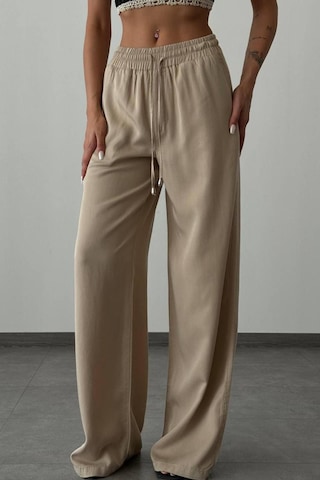 Lacarino 7636 Plazzo Kadın Pantolon Bej