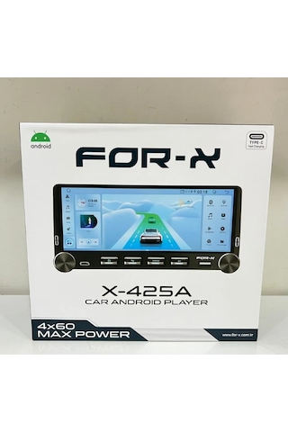 Foxus For-x X-425a Tek Din Android Multimedya Her Araç Uyumlu 2/32 Carplay Diğer