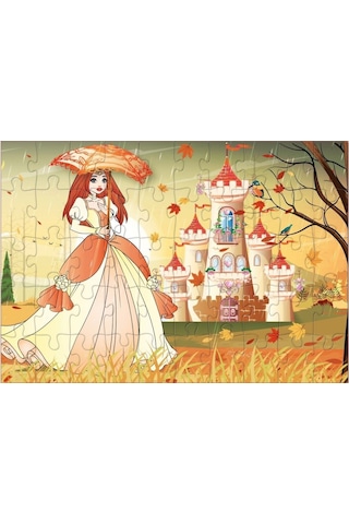 Star Puzzle 2x50 Parça Çocuk Puzzle - Sonbahar Ve Yaz Prensesleri 1 Adet