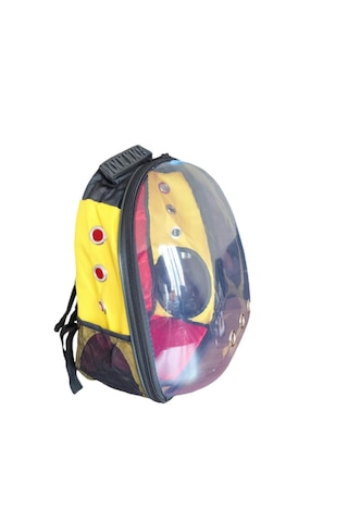 Mygeppetobag Kedi Köpek Taşıma Çantası Astronot Şeffaf Pvc 42 x 22 x 33 CM