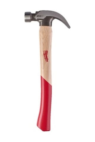 Milwaukee Ahşap Saplı Kavisli Pençe Çekiç 20oz / 570g - 4932478660