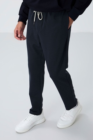 Tommy Life İndigo Yüzeyi Dokulu Standart Fit Erkek Eşofman Alt - 82155