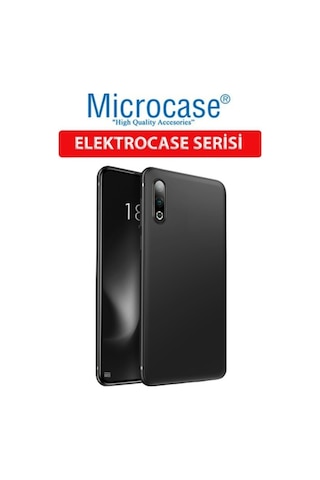 Microcase Meizu 16S Pro Elektrocase Serisi Silikon Kilif - Siyah 380167746