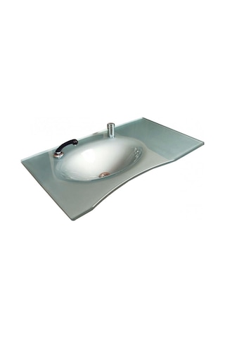 Cam Lavabo Sancak Modeli 70 x 56 CM