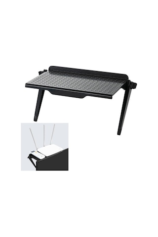 Sones Yaratıcı Çok İşlevli Depolama Rafı Bilgisayar Monitörü Tutucu, Boyut: L Siyah