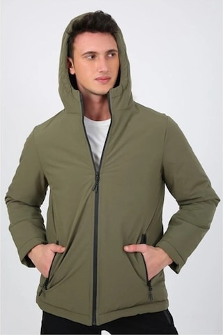 Exuma Erkek Haki Mont Winter Jacket 2311002-801 Siyah