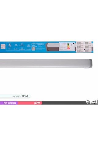 Ack 12w Beyaz 6500k Ip54 Siva Üstü Led Tavan Armatürü Ack At11-01230 Beyaz