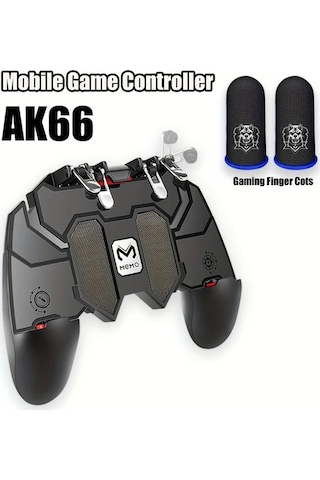 Elmpaly Ak66+2 Pubg Mobil Oyun Kumandası İos Uyumlu Android Dokunmatik Çubuklu Dayanıklı