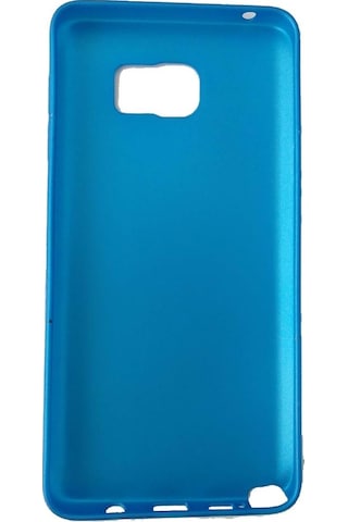 Jopus Galaxy Note 5 İle Uyumlu Soft Oil Silikon Kılıf Mavi Js-108 Mavi
