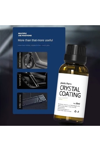 Sones Araba Kristal Kaplama Plastik Yenileme Sıvısı, Kapasite: 30ml