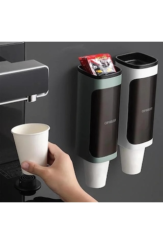 Sunup Sn-27109 Kendinden Yapışkanlı Plastik - Karton Bardak Dispenseri