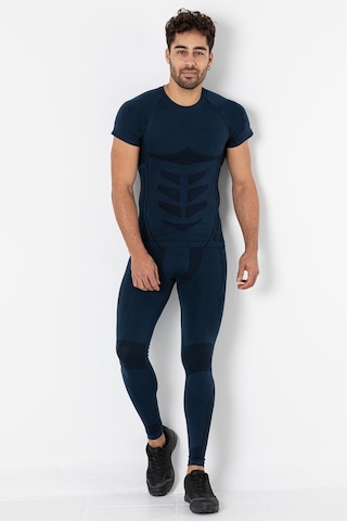 Miofit Erkek Cool Dry Kısa Kollu Dikişsiz Spor Tişört Lacivert
