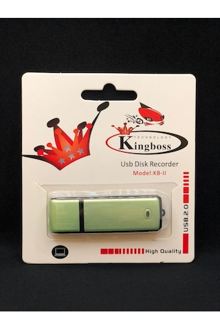 Kingboss Sensörlü Usb Ses Cihazı 16 Gb Dahili Hafıza Yeşil Sku: Smgstkb3af15fc50