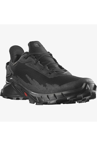 Salomon Alphacross 4 Gore-Tex Erkek Patika Koşu Ayakkabısı Siyah