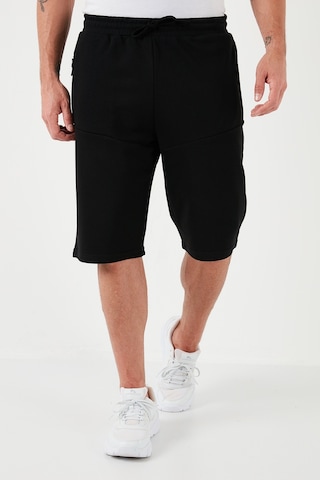 Buratti Belden Bağlamalı Pamuklu Cepli Regular Fit Erkek Short 5908047 Siyah