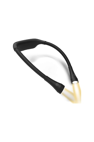 Frelso Kitap Okuma Lambası Led Şarjlı Taşınabilir Boyun Lamba Siyah