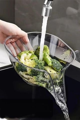 Periboia Tezgah Yanı Akrilik Mutfak Lavabo Süzgeci Çok Fonksiyonl Karışık Renkli