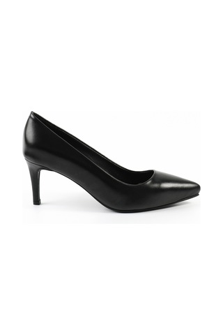 Tuna Hakiki Deri Siyah Stiletto Kadın Ayakkabı - Rgn80123 Siyah
