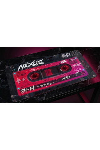 Oryn Cassette / Edition 90x40cm Gaming Mousepad - 3mm Kalınlık Kırmızı