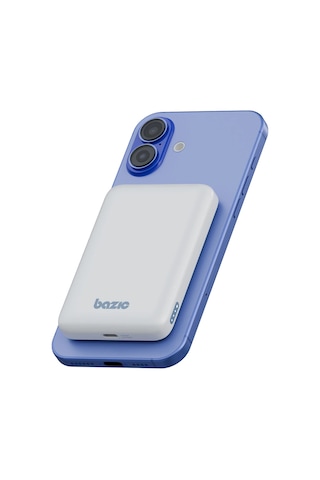 Energea X Bazic Gopower Snap 5k 3in1 5.000 Mah 20w Pd Kablolu Ve 15w Kablosuz Hızlı Şarj Magsafe Powerbank - Beyaz Beyaz