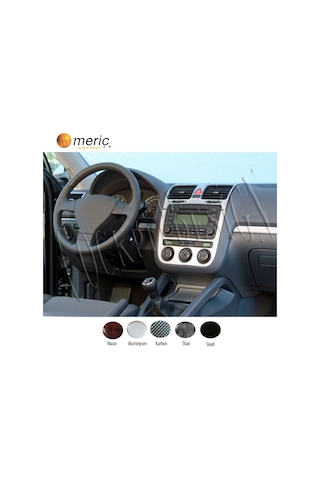 Meriç® Vw Golf 5 Ön Torpido Kaplama Dijital Klima 16 Parça 03-08 (530157929)