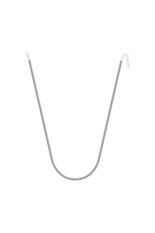 Merano Design 4mm Beyaz Su Yolu Kolye Kahverengi Merano Design 4mm Beyaz Su Yolu Kolye Kahverengi