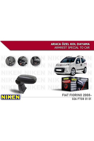 Fiat Fiorıno 2008- Araca Özel Kol Dayama Siyah (546832559)