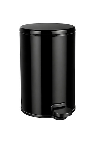 Cigo 3 Lt Banyo Mutfak Ofis Çelik Çöp Kovası - Siyah-7466