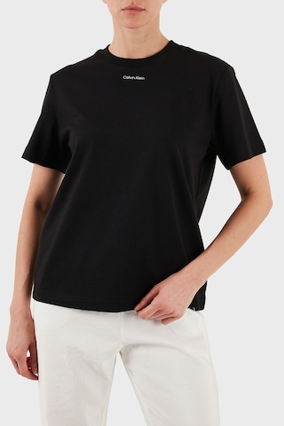 Calvin Klein Bayan T Shirt Lv147c857g Ub1 Siyah SIYAH