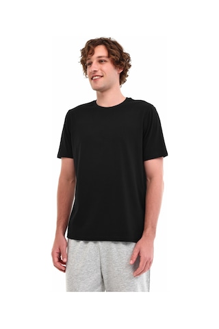 Kinetix Mb Pam C 11sn220 5pr Siyah Erkek Kısa Kol T-shirt Siyah