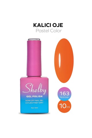 Shelby 10 Ml. A163 Pastel Renk Kalıcı Oje