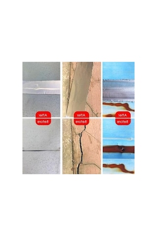 Alüminyum Folyo Çamur Bant, 5 Cm X 5 Mt, Yüksek Sıcaklık Dayanıklı, Su Geçirmez