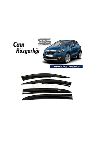 Cam Rüzgarlığı Opel Mokka 2013-2019 Arası Mügen Tip Piano Blackk