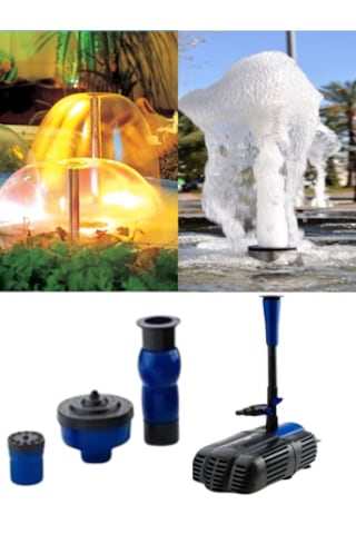 120w Süs Havuzu Fıskiye Pompası 4 Farklı Başlık İle Birlikte