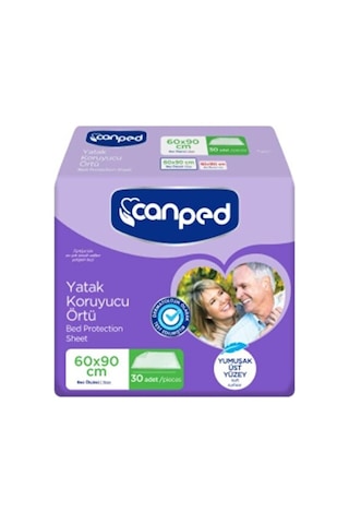 Canped Yatak Koruyucu Örtü (60x90 cm) 30 Adet