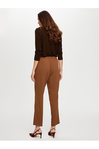 Faik Sönmez Beli Lastikli Comfort Fit Pantolon W26pnt002 Bw26pnt00230 Kahve