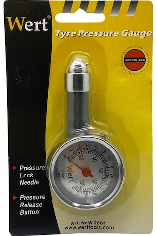 Lastik Hava Basınç Ölçer 0-100 Psi / 0-7.5 Bar Analog Metal