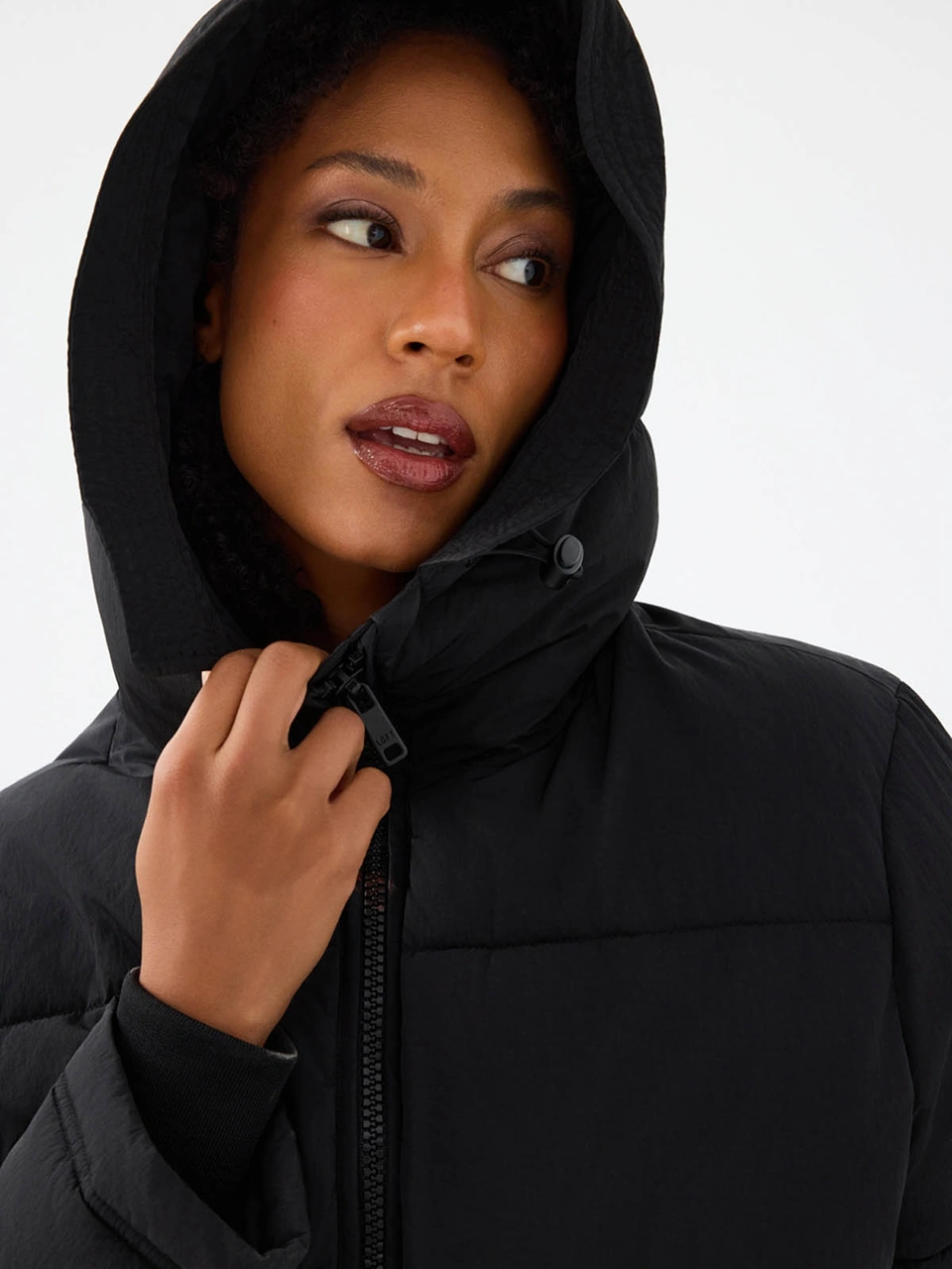 Loft Crop Siyah Kadın Mont Lf2040788 Siyah