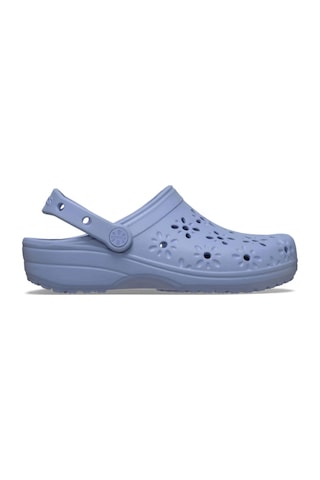 Crocs Classic Floral Cut Out Kadın Terlik Cro210927g01453 Mavi
